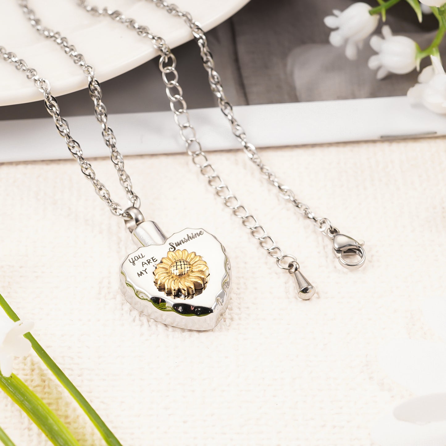 You are my sunshine cremation jewelry for memory