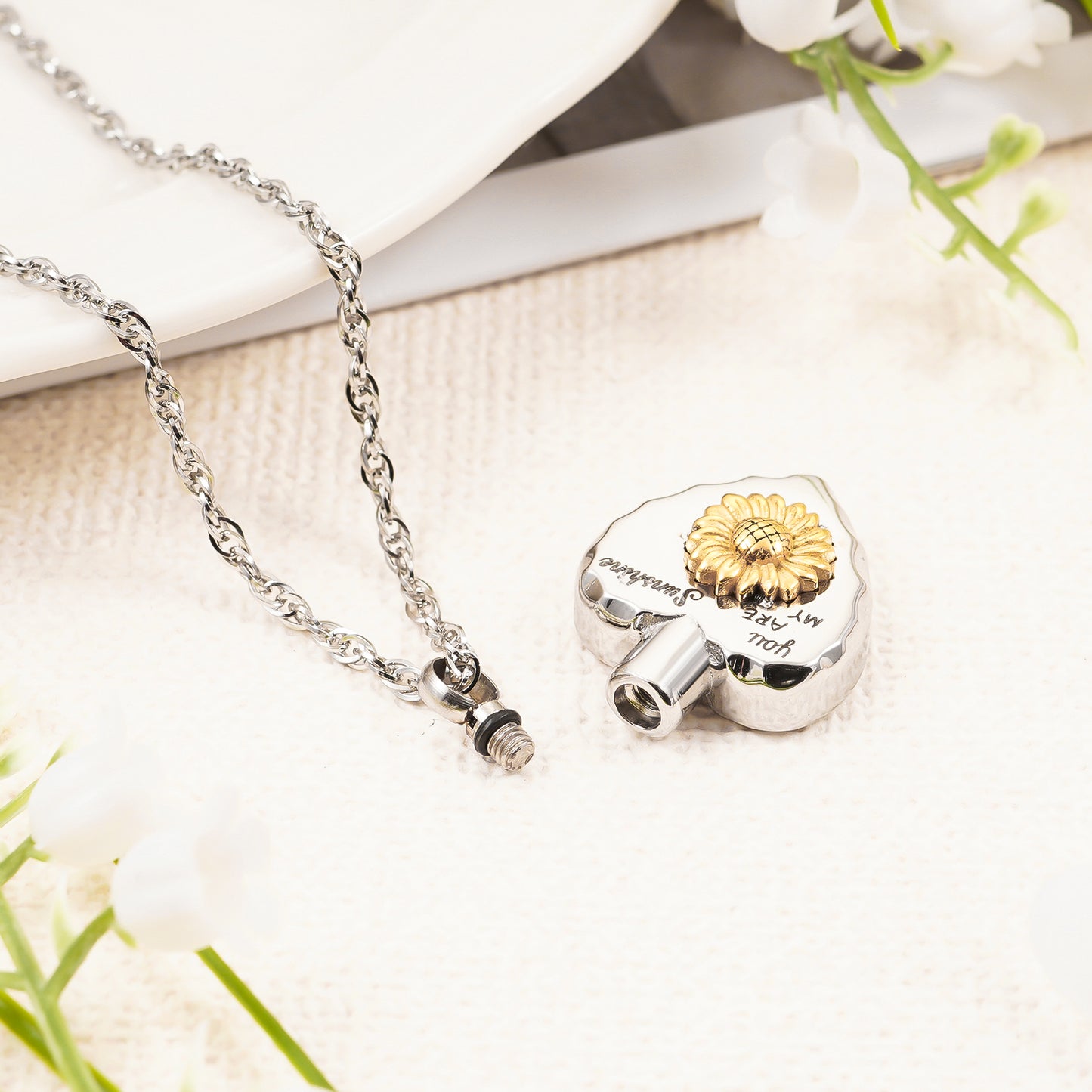 You are my sunshine cremation jewelry for memory