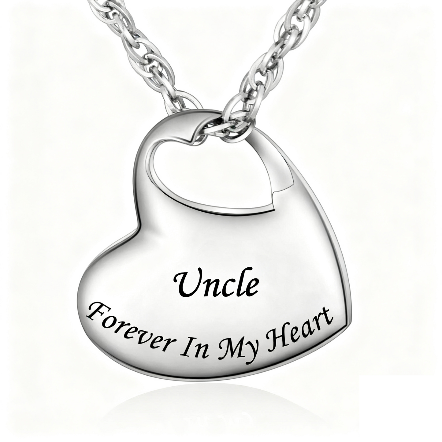 Personalized Memorial Necklaces: Heart Urns with Custom Names