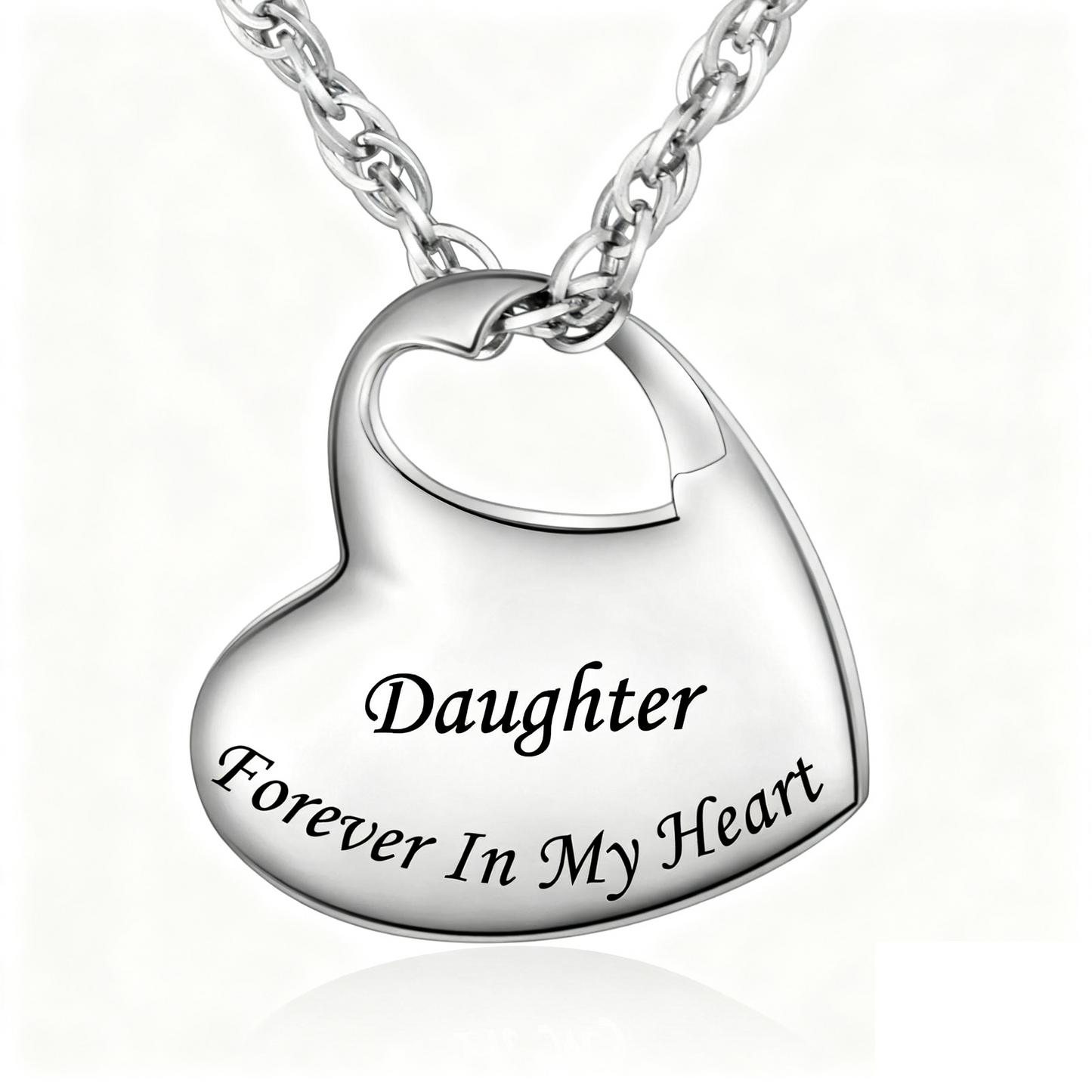 Personalized Memorial Necklaces: Heart Urns with Custom Names