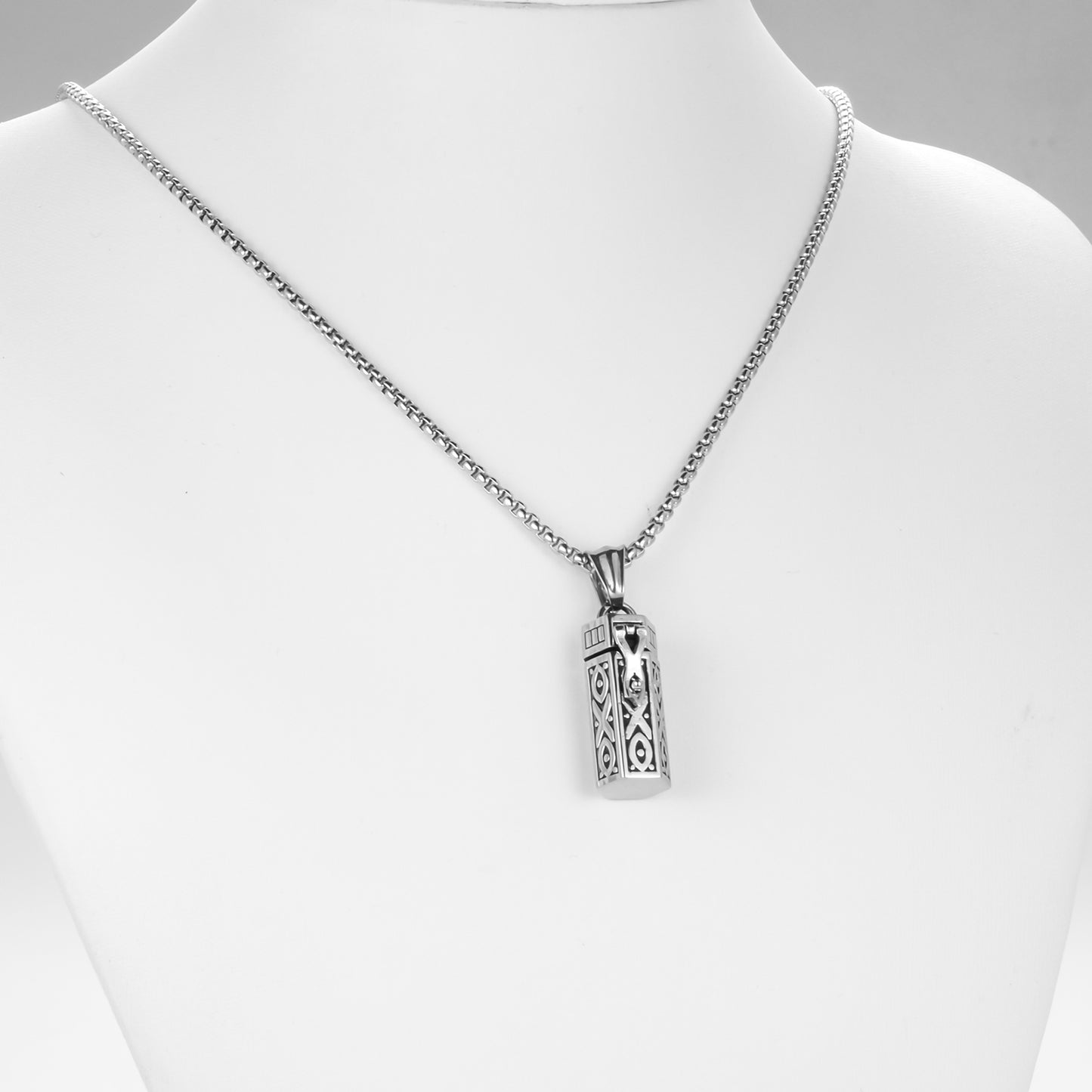 Retro Cremation Urn Pendant