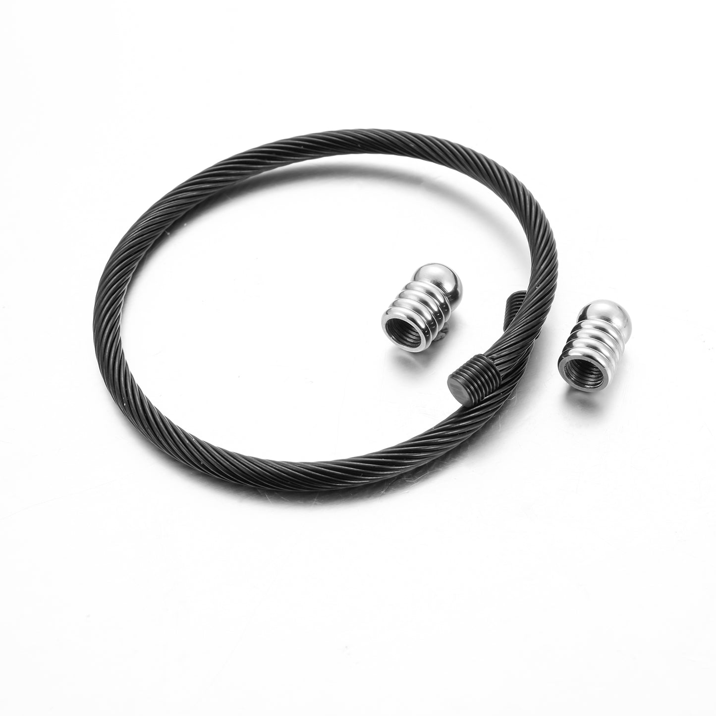 Black Cremation Bracelet for Men