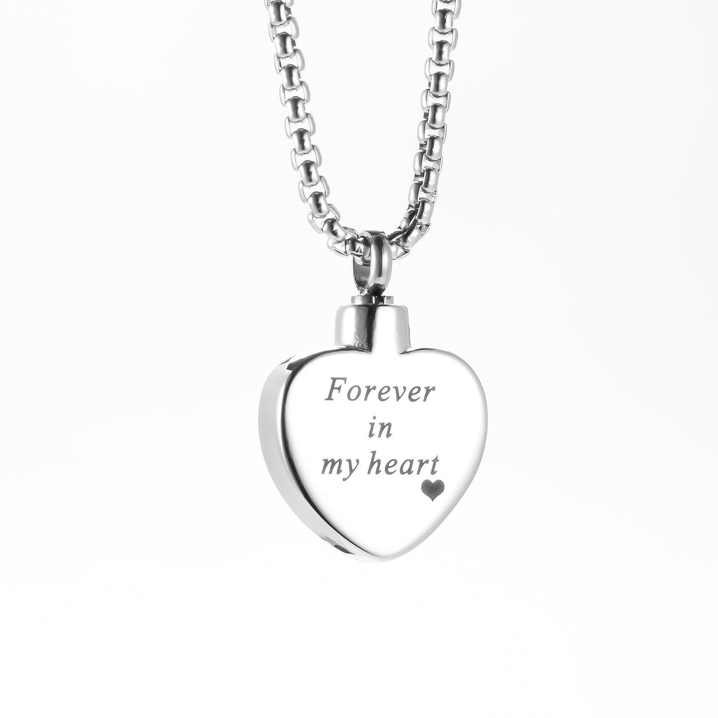 Heart and Cross Cremation Pendant Jewelry