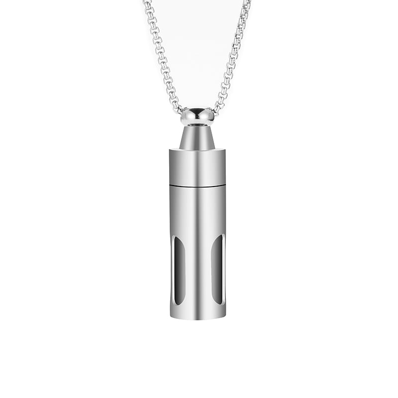 Glass Cremation Necklace for Ashes
