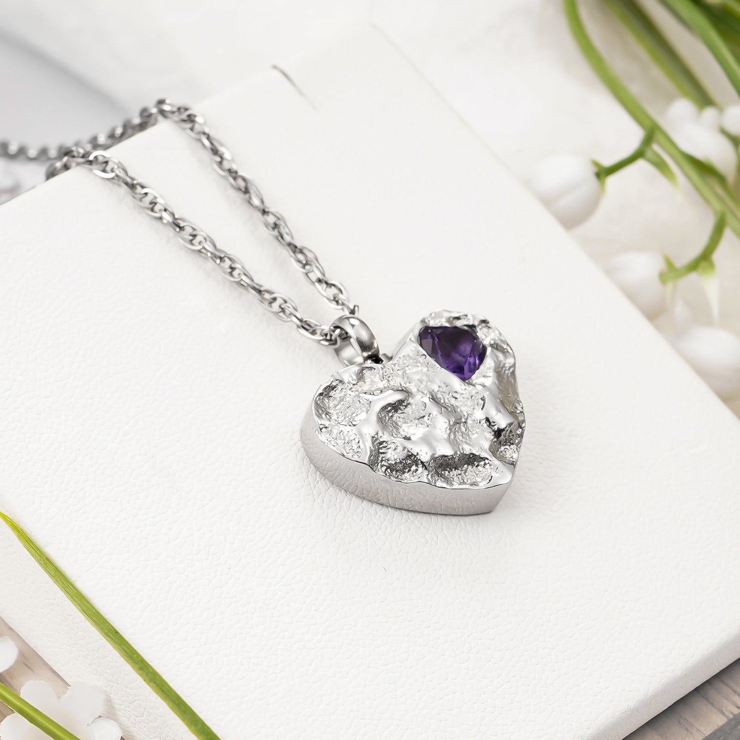 Urn Necklace for Human Ashes - Ashes Necklace Personalized