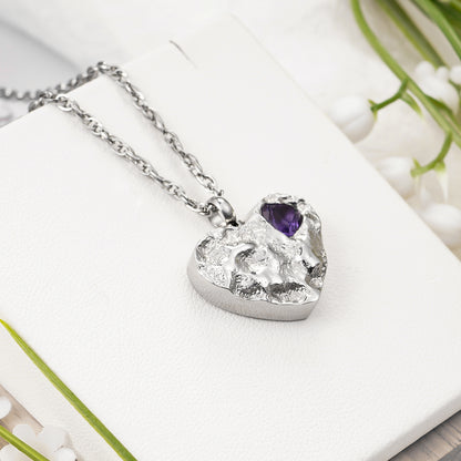 Urn Necklace for Human Ashes - Ashes Necklace Personalized