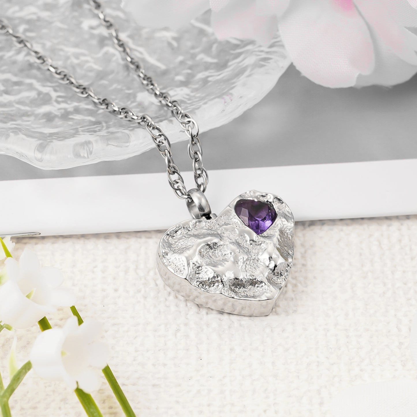 Urn Necklace for Human Ashes - Ashes Necklace Personalized