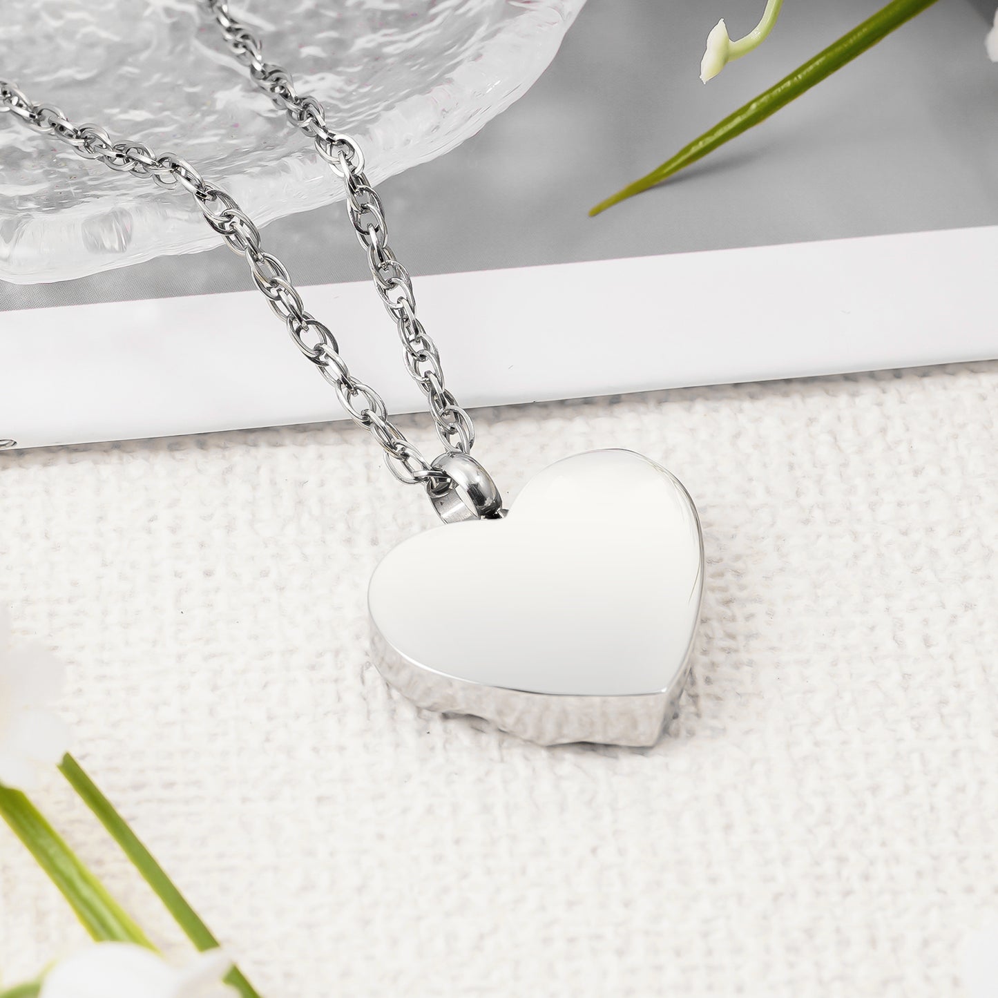 Urn Necklace for Human Ashes - Ashes Necklace Personalized