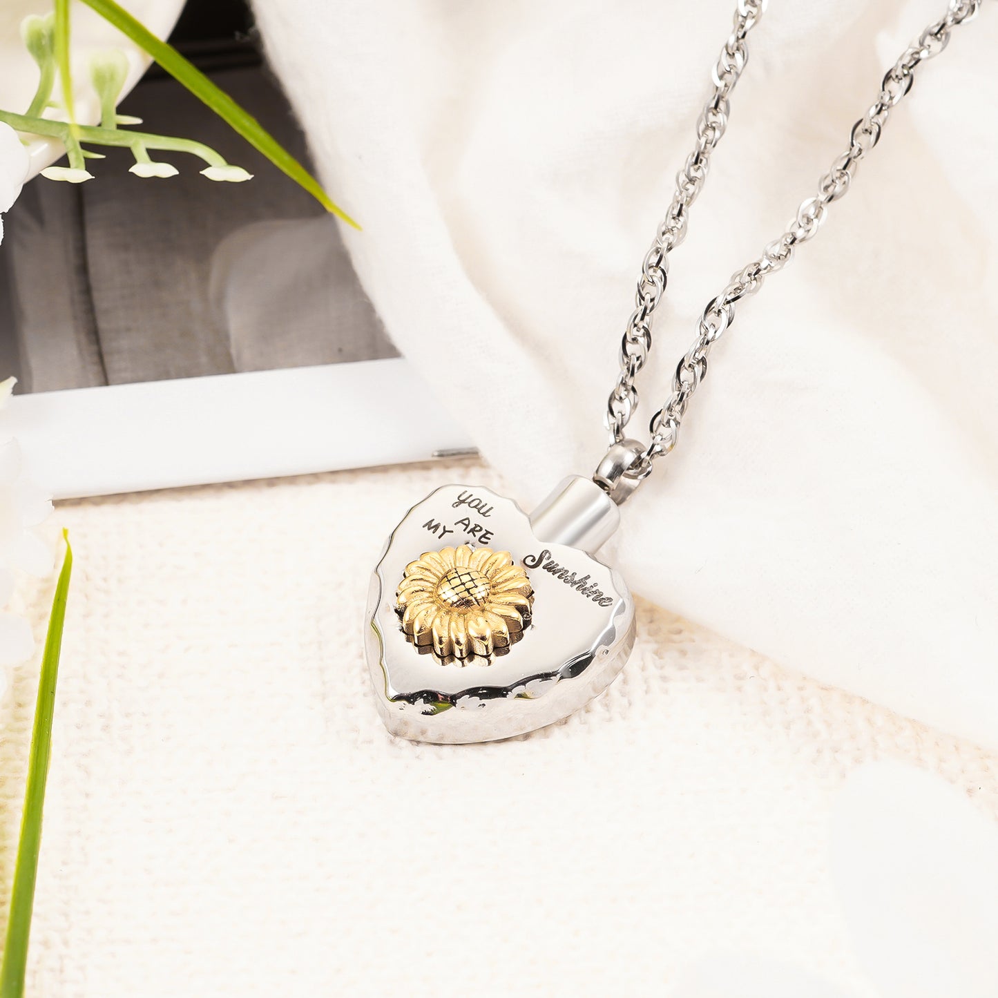 You are my sunshine cremation jewelry for memory