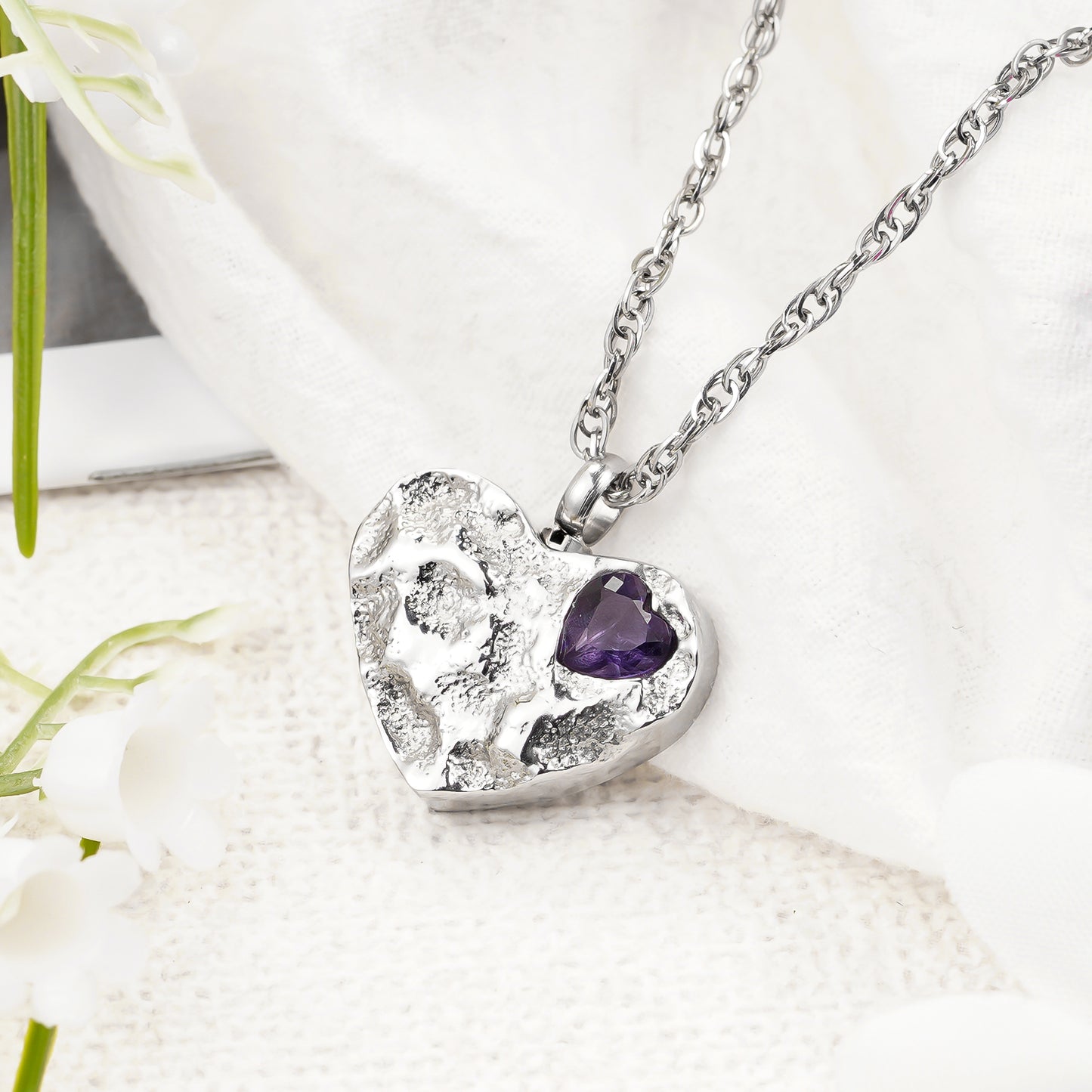 Urn Necklace for Human Ashes - Ashes Necklace Personalized