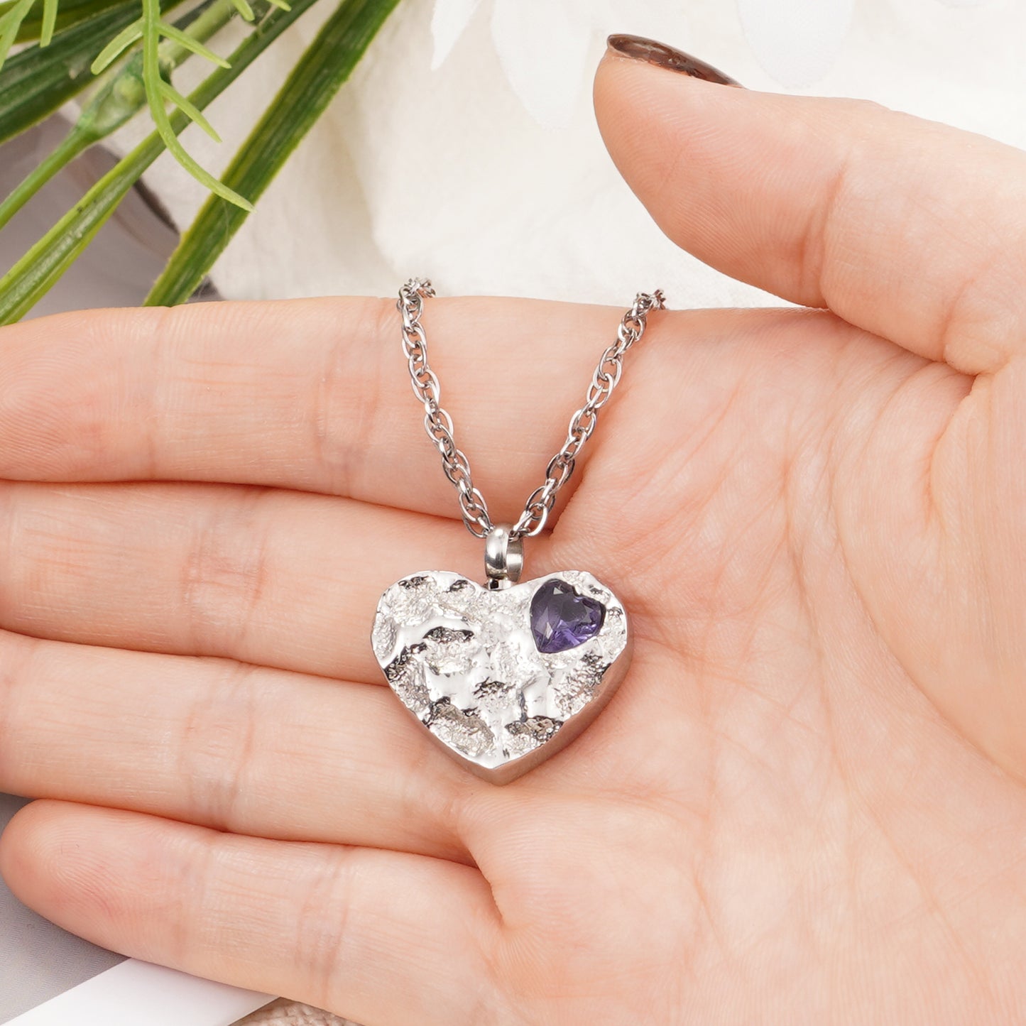 Urn Necklace for Human Ashes - Ashes Necklace Personalized