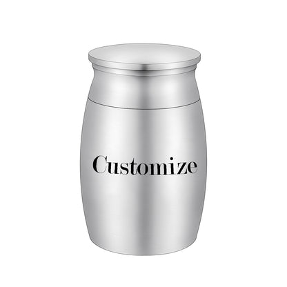 Aluminum Pet Memorial Urns with 'If Love Could Have Saved You' Engraving