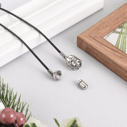 Urn Necklace with Leather Rope Self-filling Jewellery
