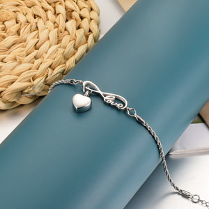  XIUDA Urn Bracelet for Ashes Cremation Bracelet Heart Locket  Ashes Bracelet Bangle Link Chain Women Men: Clothing, Shoes & Jewelry