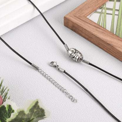 Urn Necklace with Leather Rope Self-filling Jewellery