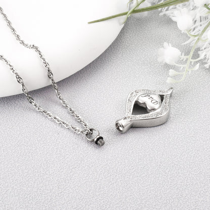 Urn Cremation Necklace for Mom/ Dad