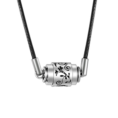 Urn Necklace with Leather Rope Self-filling Jewellery