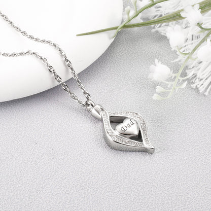 Urn Cremation Necklace for Mom/ Dad
