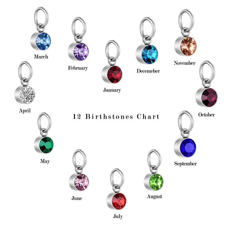 Angle Wings Cremation Necklace with Birthstone